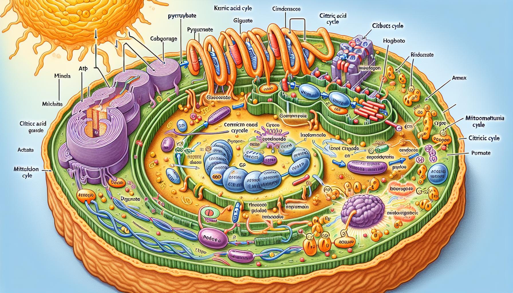 The Role of Glycolysis, Mitochondria and the Krebs Cycle in Energy Production